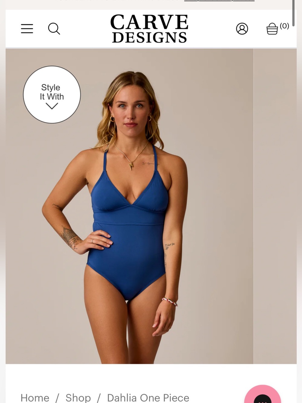 Carve Designs Dahlia One Piece Bathing Suit